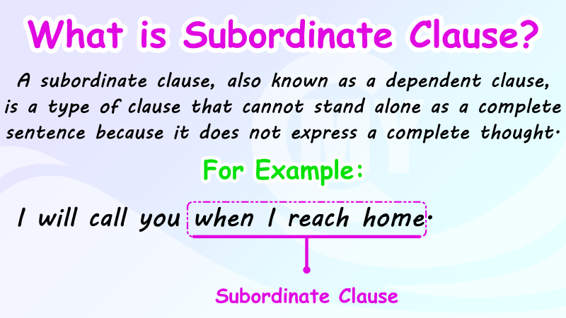 subordinate meaning in hindi 4