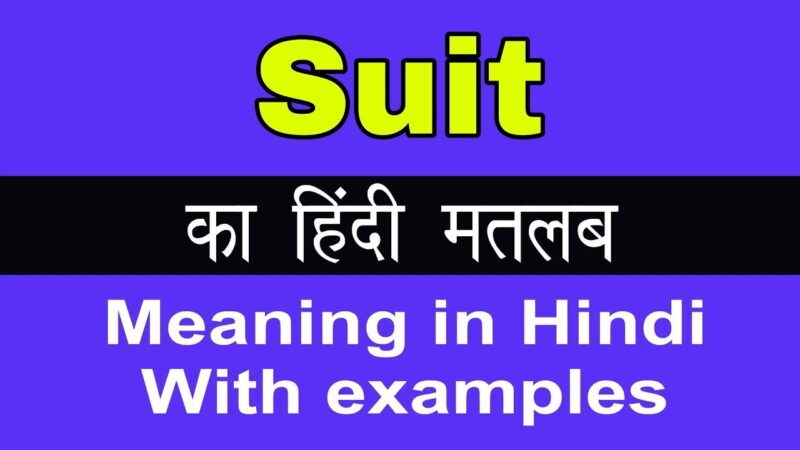suit meaning in hindi - Hình 5
