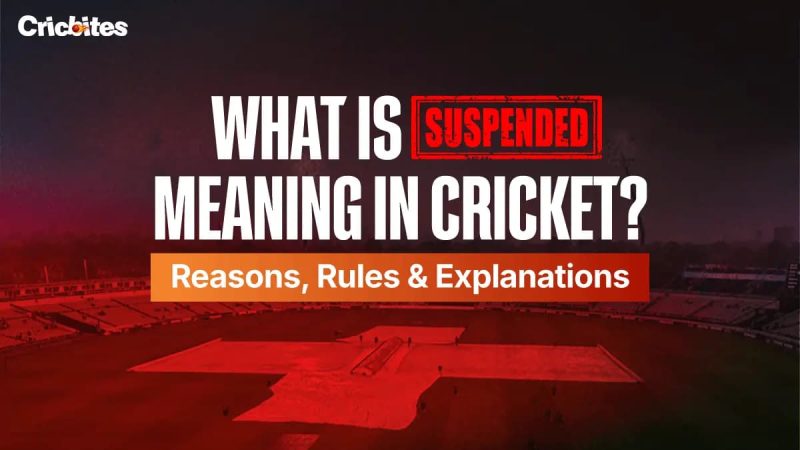 Suspended Meaning in Cricket in Hindi: क्रिकेट में 'सस्पेंडेड' का पूरा अर्थ और प्रभाव 7 suspended meaning in cricket in hindi - Hình 5