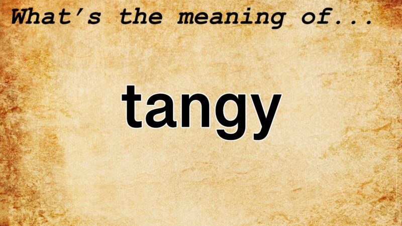 tangy meaning in hindi - Hình 5