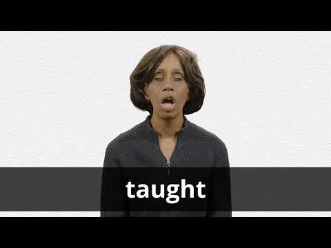 taught meaning in hindi 2