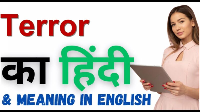 terror meaning in hindi - Hình 3