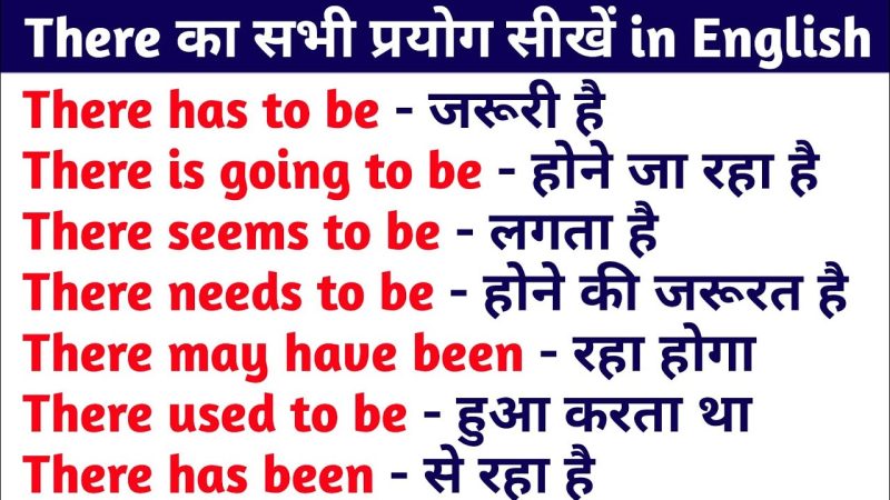 there meaning in hindi 2