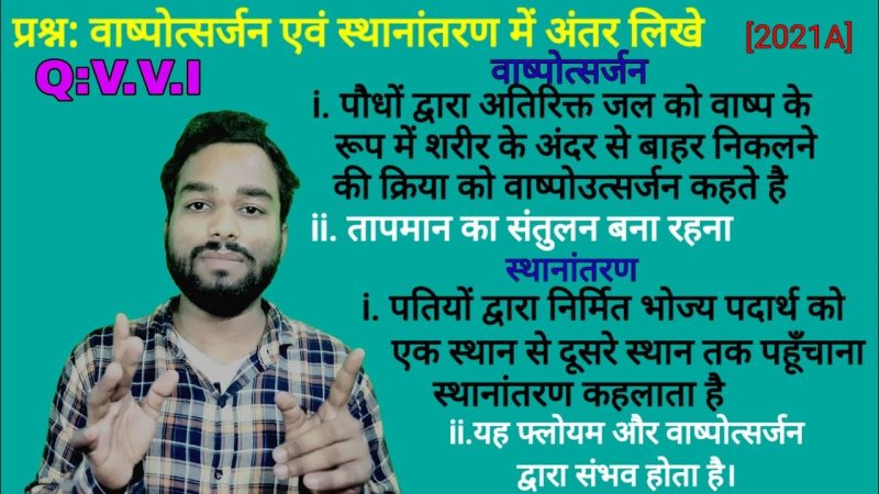 वाष्पोत्सर्जन बनाम वाष्पीकरण: मुख्य अंतर क्या हैं?