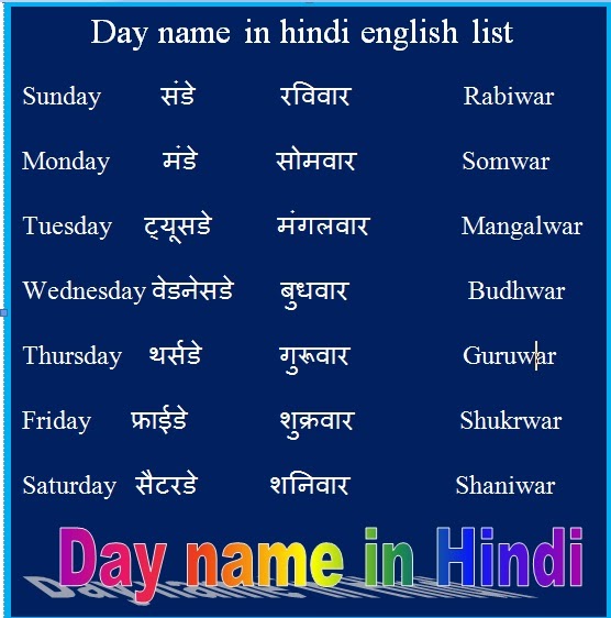 tuesday meaning in hindi - Hình 5