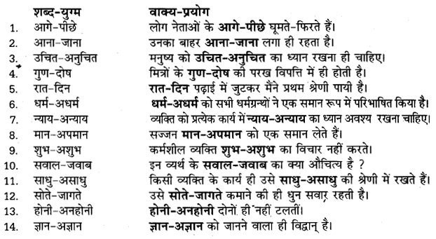 प्रमुख हिंदी शब्द और उनके सूक्ष्म अर्थ