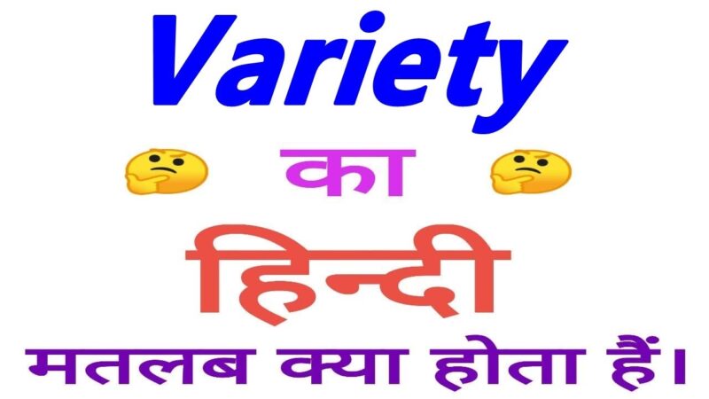variety meaning in hindi - Hình 3