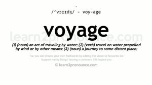 voyage meaning in hindi 1