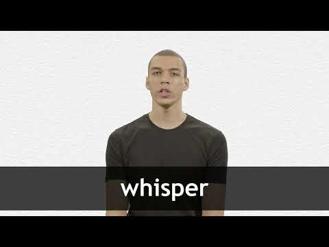 whisper meaning in hindi 1