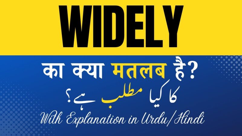 widely meaning in hindi - Hình 5