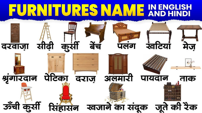 विभिन्न प्रकार की लकड़ी और उनके हिंदी नाम