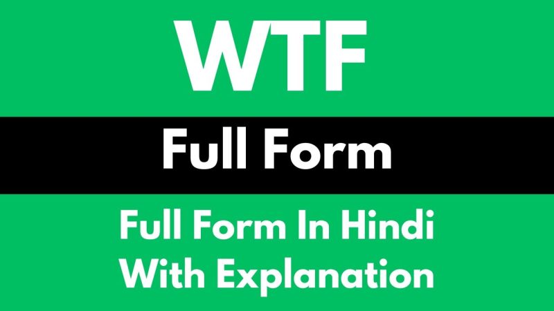 WTF का हिंदी में मतलब क्या है?  WTF का हिंदी में सबसे सीधा और सामान्य अर्थ जानें, ताकि आपको तुरंत समझ आ जाए कि इसका उपयोग क्यों किया जाता है।