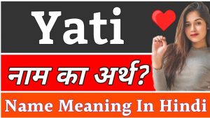 yati meaning in hindi